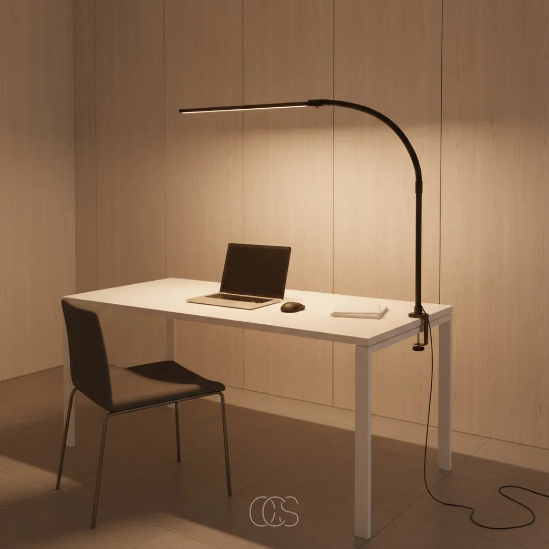 Clamp desk lamp