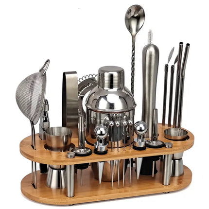 23-Piece Bartender Set – Professional Cocktail Tools with 350–750 ml Capacity & Durable Build