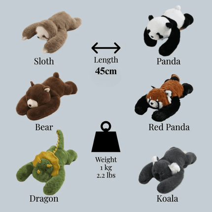 Plush Hug Toy – Long Hugging Arms, Soft Faux Fur & Stay-On Design