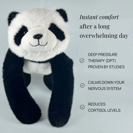 Plush Hug Toy – Long Hugging Arms, Soft Faux Fur & Stay-On Design