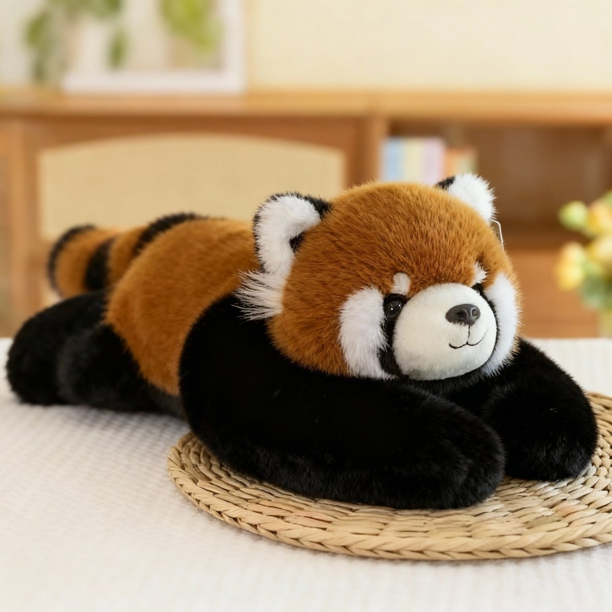 Jouet câlin en peluche – Bras longs pour câlins, fausse fourrure douce et design qui reste en place