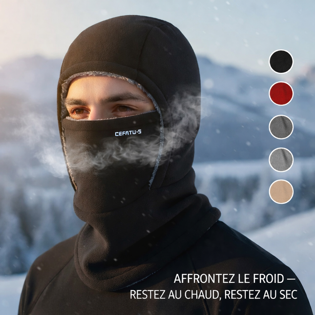 Thermal 3-in-1 Balaclava | Windproof Fleece Face Mask for Cold Weather