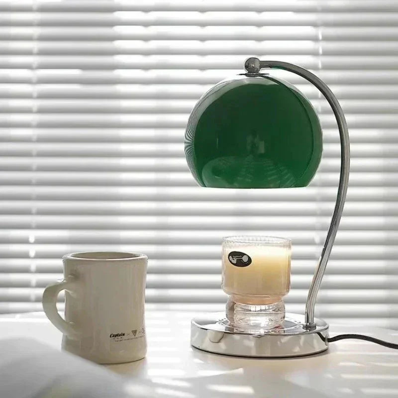 Candle Warmer Lamp with Metal Frame for Cozy Ambient Lighting, Safe and Multifunctional 2