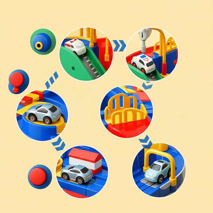 Car Track Toy City Adventure Puzzle Game 4