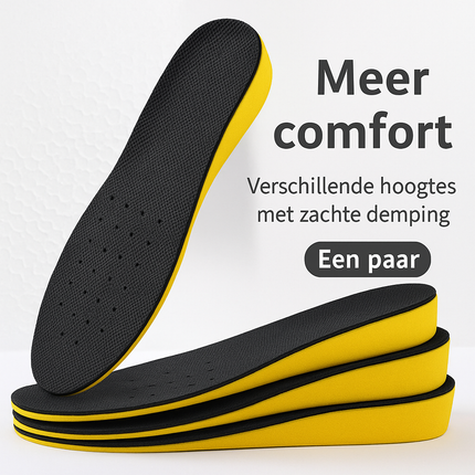 Invisible Height Increase Insoles – Soft Adjustable Silicone Design for Discreet Everyday Comfort