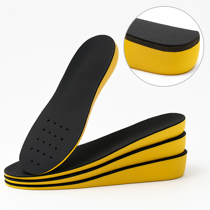 Invisible Height Increase Insoles – Soft Adjustable Silicone Design for Discreet Everyday Comfort
