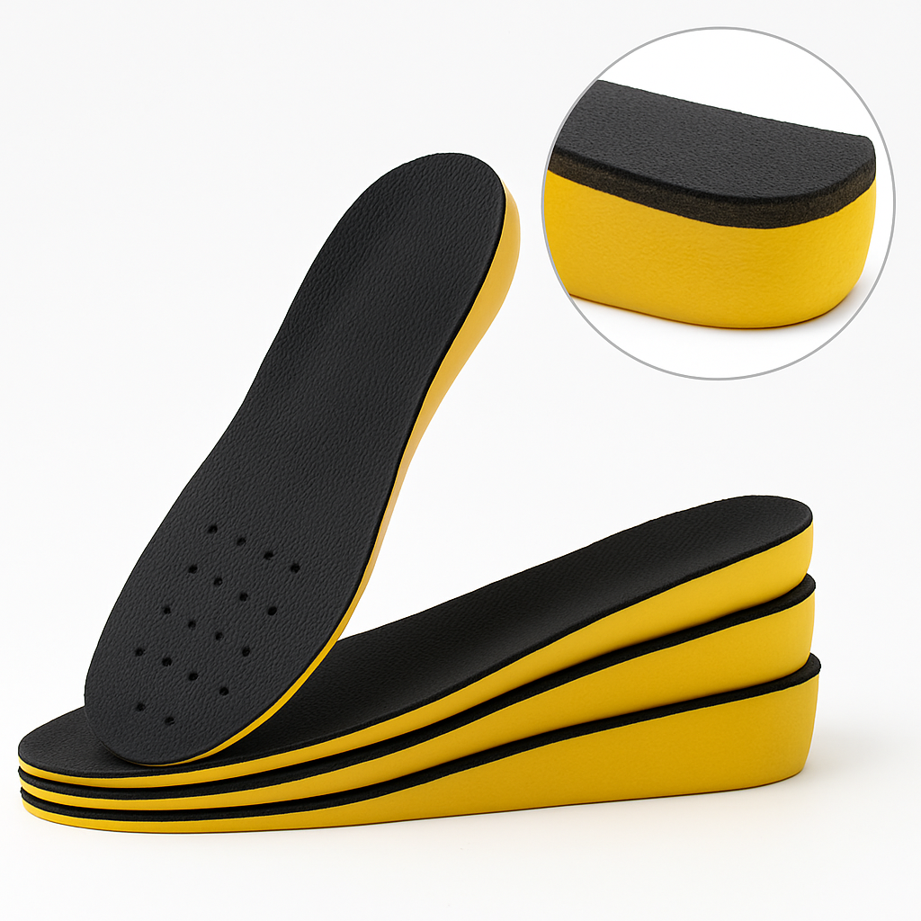 Invisible Height Increase Insoles – Soft Adjustable Silicone Design for Discreet Everyday Comfort