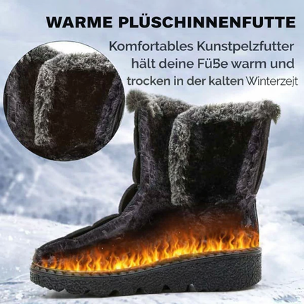 Women's Winter Snow Boots | Warm Lining, Non-Slip Sole, Water-Repellent
