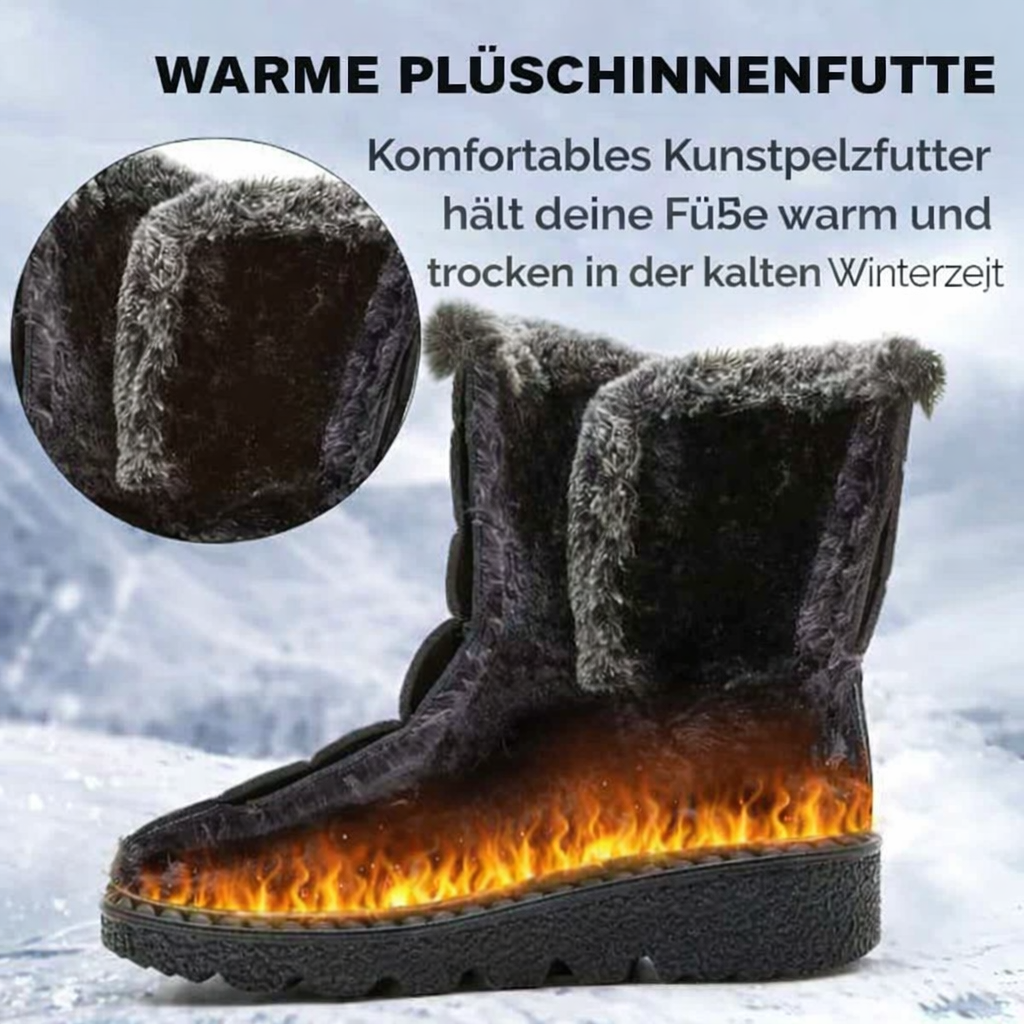 Bottes d’Hiver pour Femmes | Doublure Chaude, Semelle Antidérapante, Imperméable