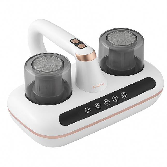 Surface Cleaning Device – High-Frequency Vibration, UV Light Feature & HEPA Filtration for Fabric Care