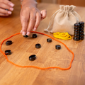 Jeu d'échecs magnétique – Plateau de voyage avec forte tenue et rangement compact