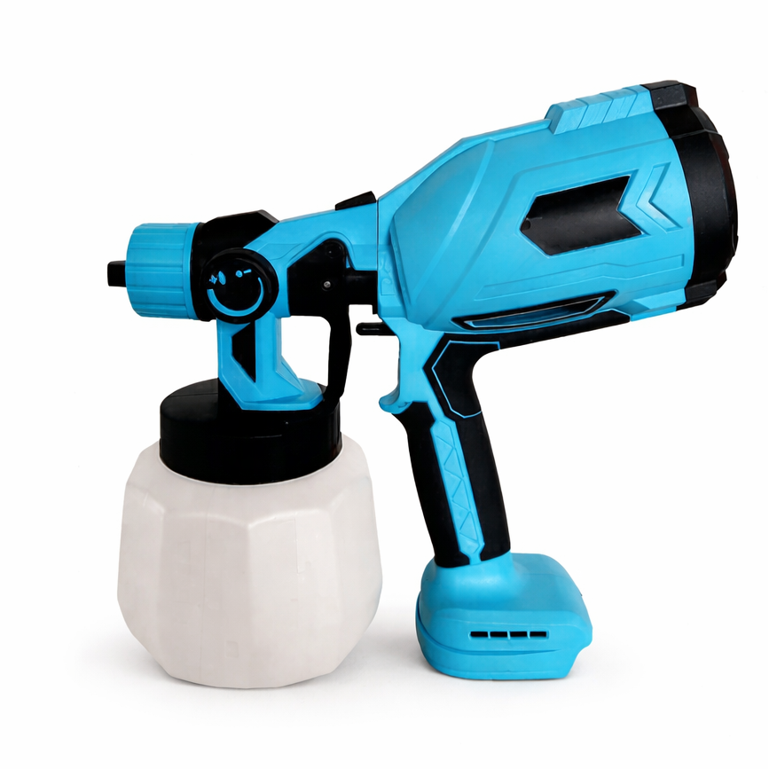 Paint Sprayer – Cordless High-Pressure Spray Gun with 2 Batteries