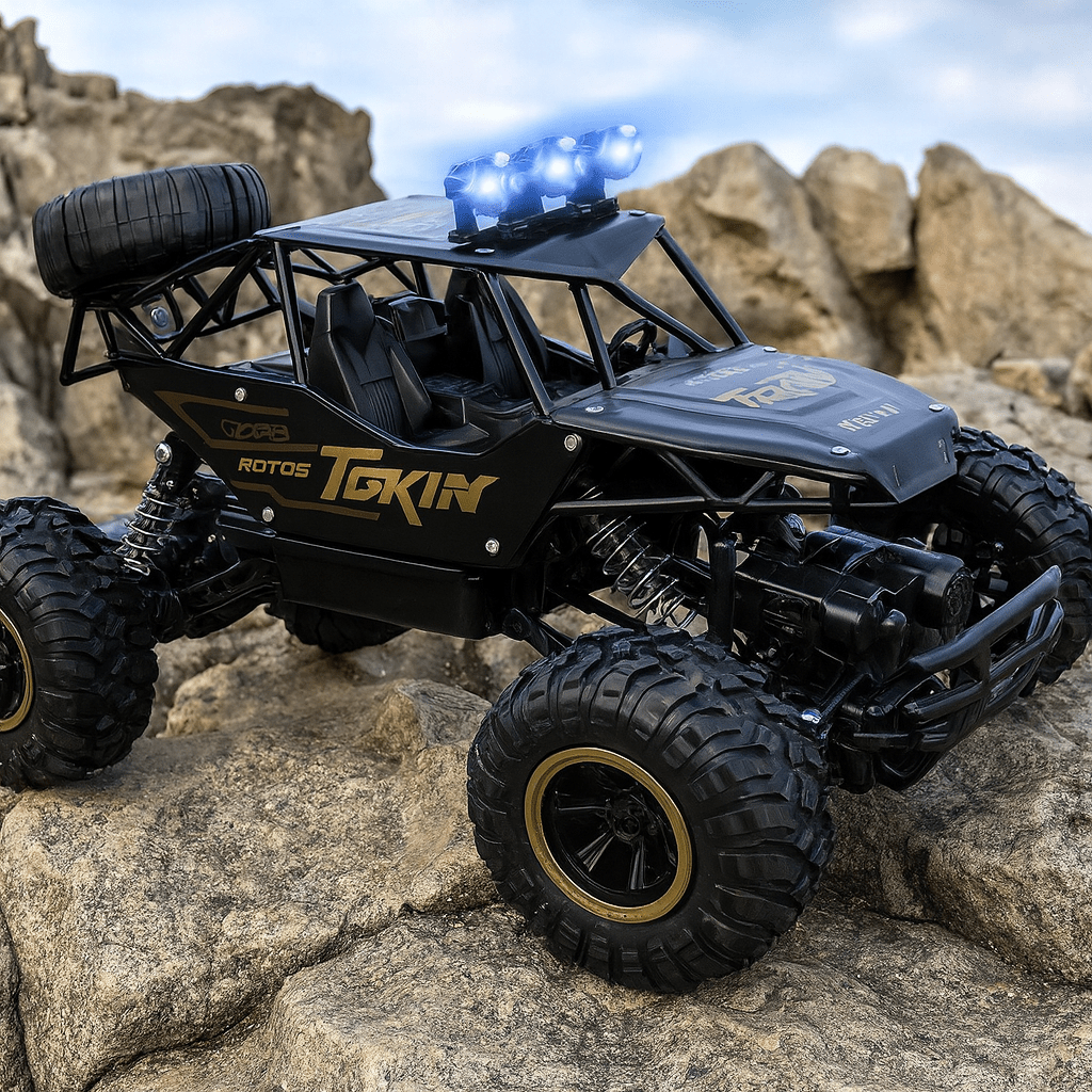 RC Monster Truck 4x4 – Off-Road Buggy with 2.4GHz Remote & LED Lights