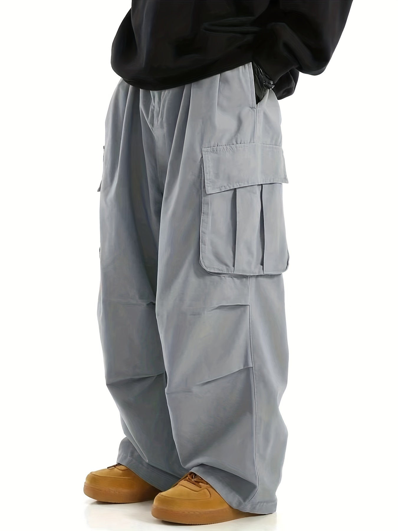 Comfortable Men's Cargo Trousers with Multiple Pockets - Daan 4