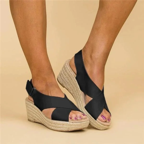 Comfortable Orthopedic Wedge Espadrilles - Clara 3