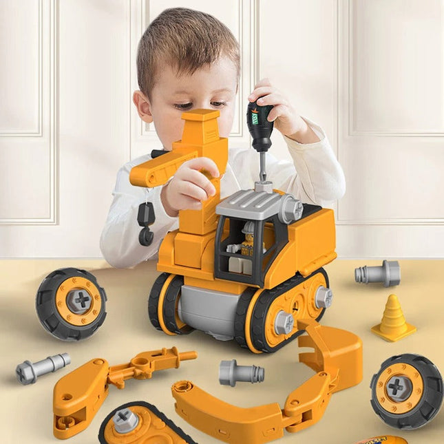 Construction Playset – Educational & Interactive Building Vehicles for Kids Aged 4 and Up
