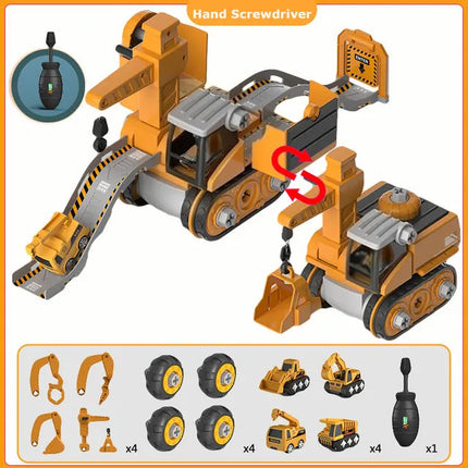 Construction Playset – Educational & Interactive Building Vehicles for Kids Aged 4 and Up