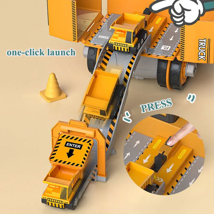 Set de Jeu de Construction – Véhicules de Bâtiment Éducatifs & Interactifs pour Enfants à Partir de 4 Ans