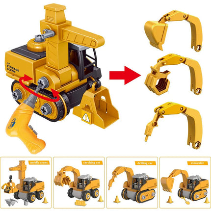 Construction Playset – Educational & Interactive Building Vehicles for Kids Aged 4 and Up