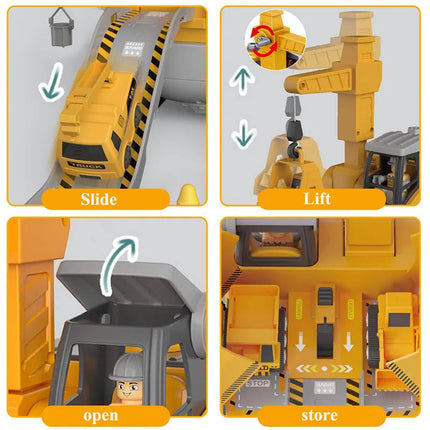 Construction Playset – Educational & Interactive Building Vehicles for Kids Aged 4 and Up