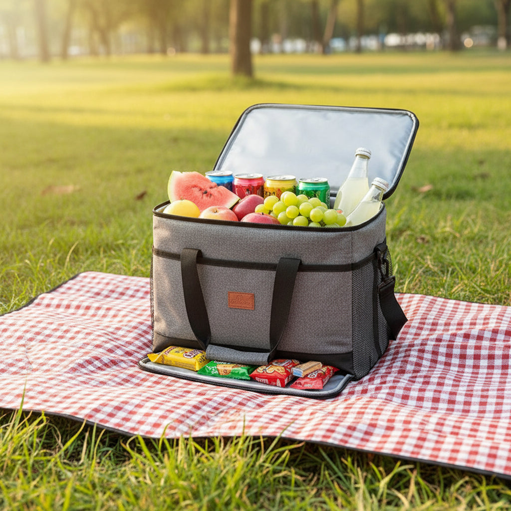Cooling Insulated Cooler Bag Zippered 0