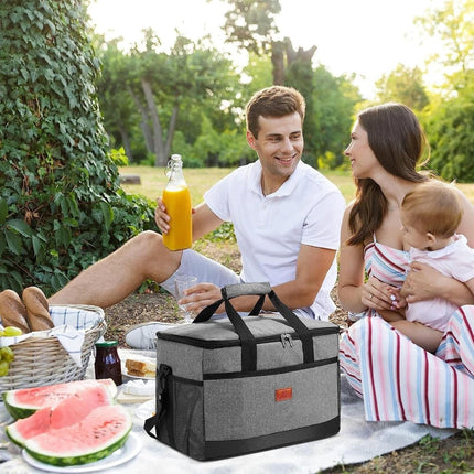 Cooling Insulated Cooler Bag Zippered 3