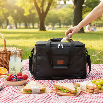 Cooling Insulated Cooler Bag Zippered 4