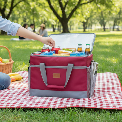 Cooling Insulated Cooler Bag Zippered 5