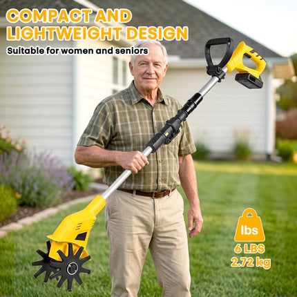 Cordless Tiller Electric Cultivator 2