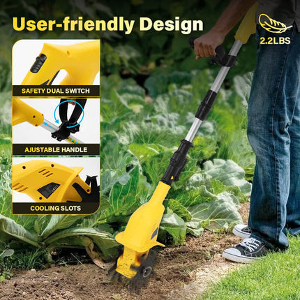 Cordless Tiller Electric Cultivator 6