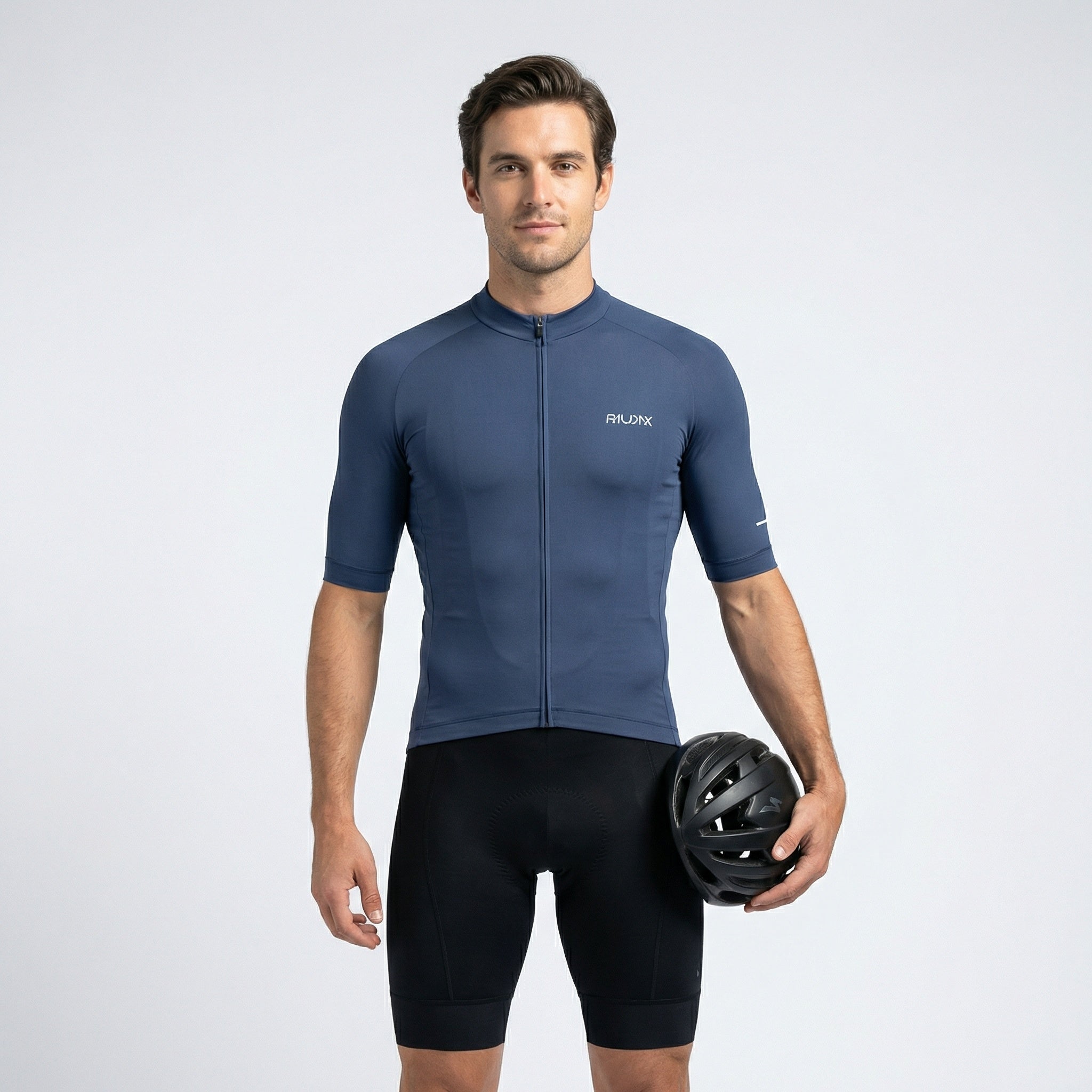 Men’s Cycling Jersey – Breathable Quick-Dry Fabric, Full Zip & 3 Rear Pockets