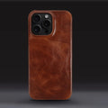 Crownline Leather iPhone Case In Genuine Cowhide Handmade 0