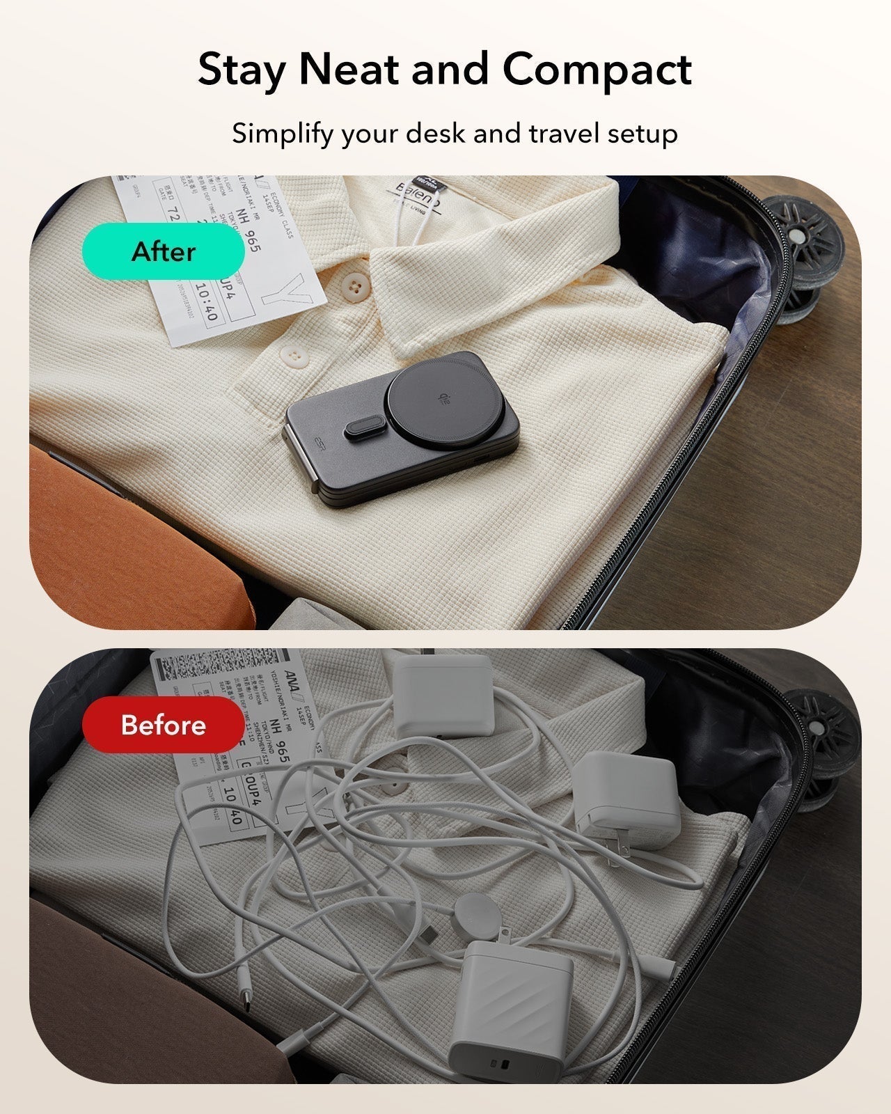 CryoBoost Foldable 3-in-1 Magnetic Charging Station  (25W) – US Plug-Black 7