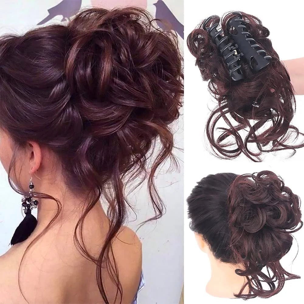 Curly Bun Hair Claw Clips Kalsten 5