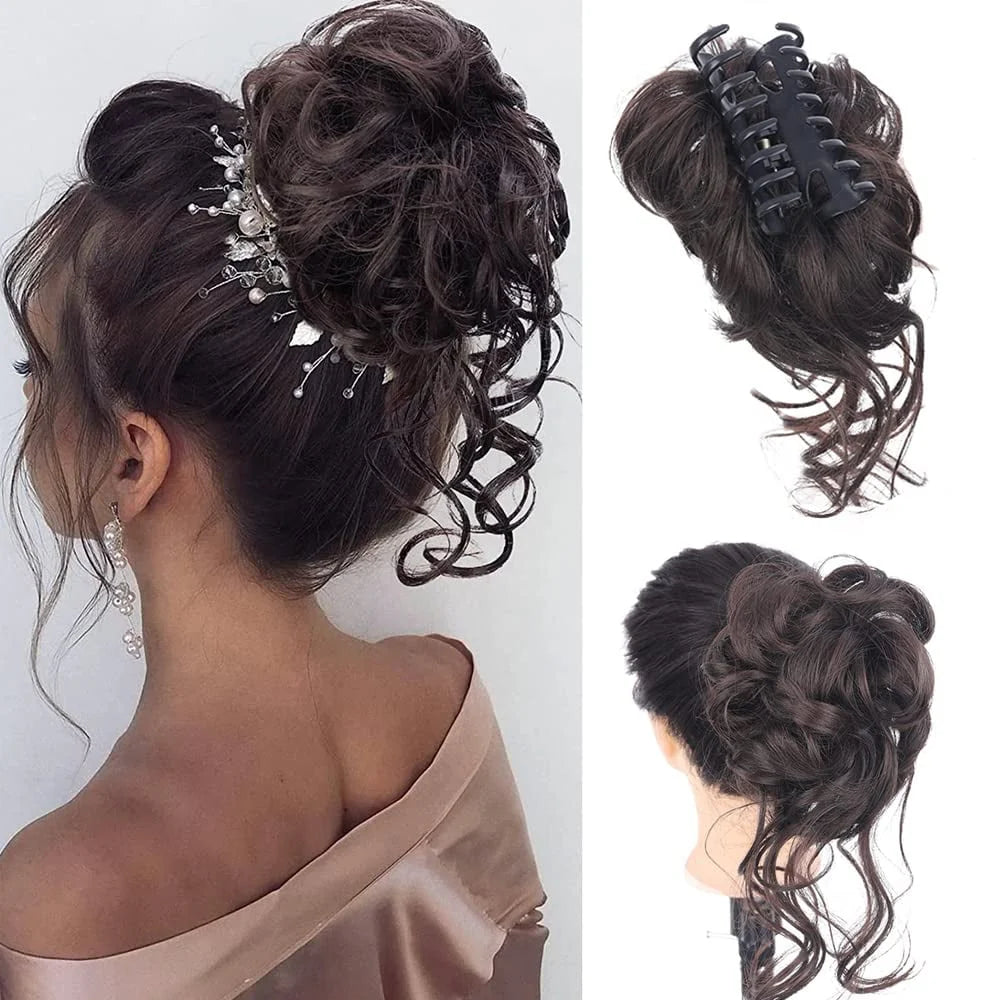 Curly Bun Hair Claw Clips Kalsten 7