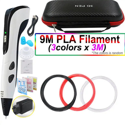 3D Printing Pen Set – Easy-Control Drawing Tool with PLA Filament & LED Display