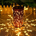 Solar Dragonfly Lantern – Portable Garden Light With Patterned Glow and Shadows