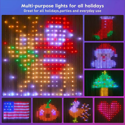 DIY Smart LED Curtain Sync Lights 4