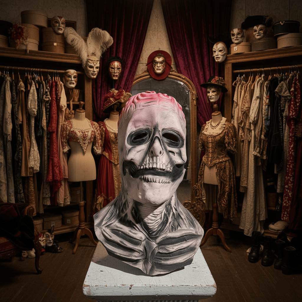 DREADSKULL – Realistische skelettenmasker met hoed voor de ultieme Halloween-transformatie 9