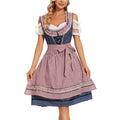 Almrausch – Dames Dirndl van Katoen met Ruitpatroon – Traditioneel & Modern voor Feesten