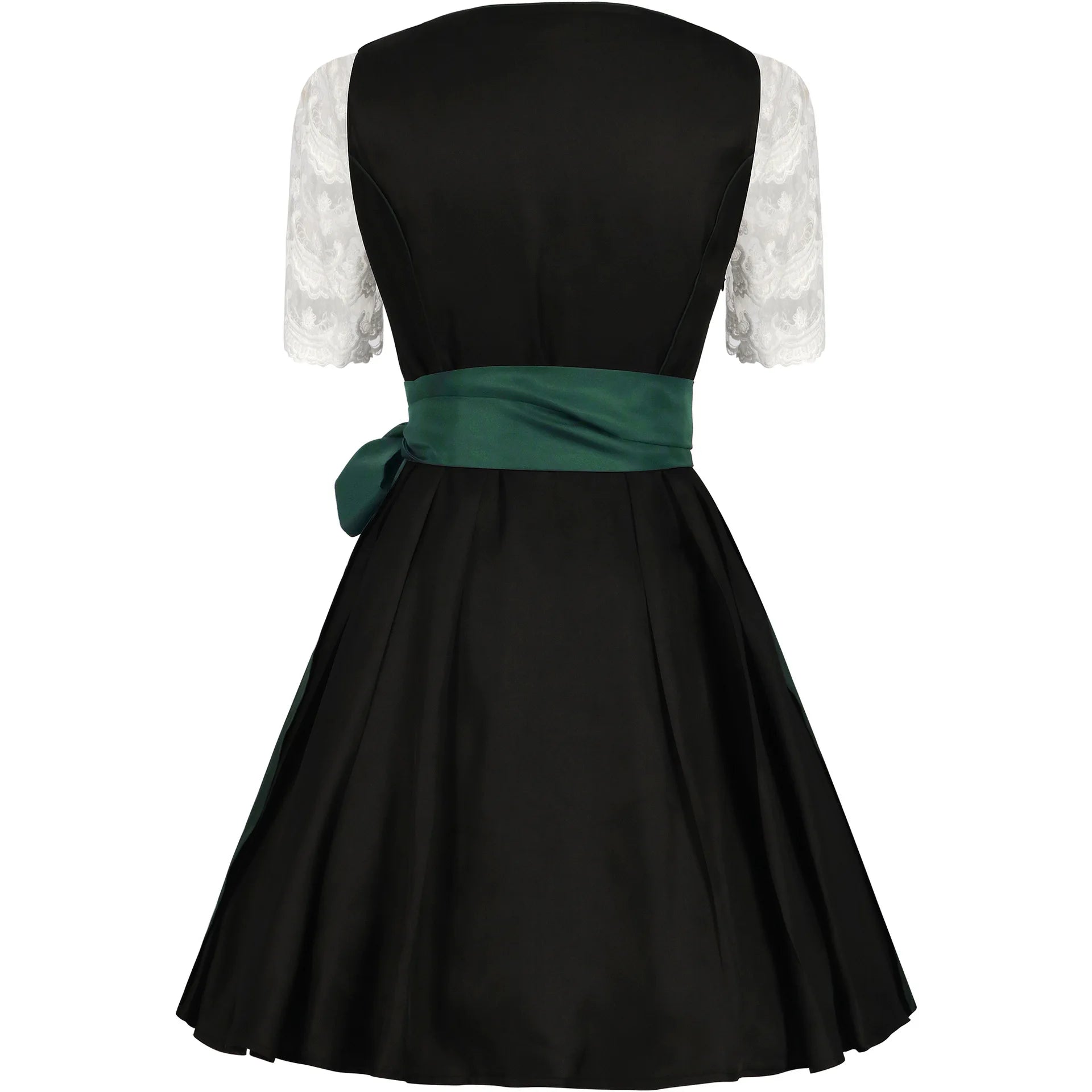 Alpengruss – Dames Dirndl Traditioneel Groen/Zwart – Voor Oktoberfest & Feesten