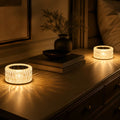 Crystal Diamond Table Lamp – Faceted Accent Light with Three Light Modes