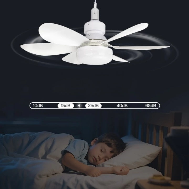 Deckenventilator mit LED-Licht, 3 Farbtemperaturen, Fernbedienung, 52 cm Durchmesser 3