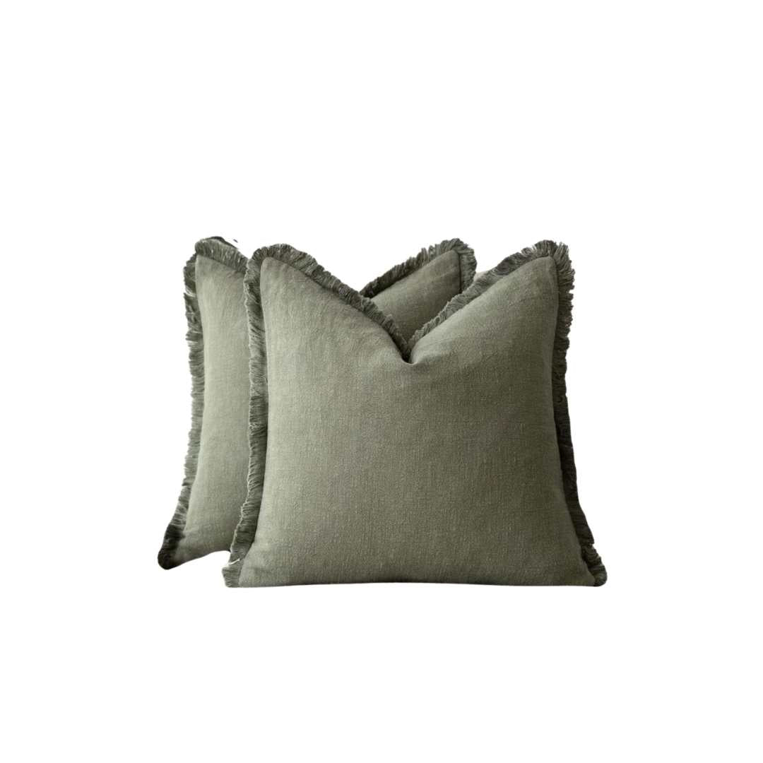 Decoratieve Katoen Linnen Kussenslopen Luxe Woonaccessoire Set van 2 1