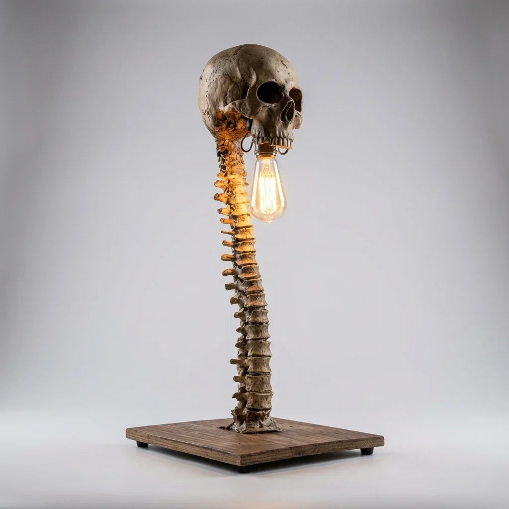 Decorative Skull Table Lamp - Nightspine 0