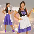 BavariaStyle – Dirndl jurk met schort – Ideaal voor Oktoberfest & feesten