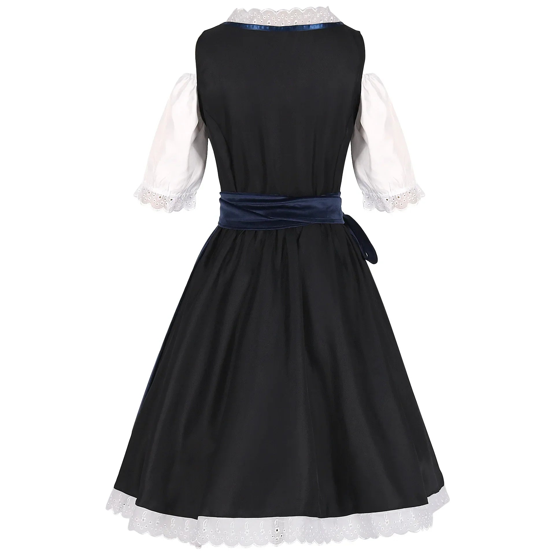 BavariaStyle – Dirndl jurk met schort & kant – Wiesn-look voor dames