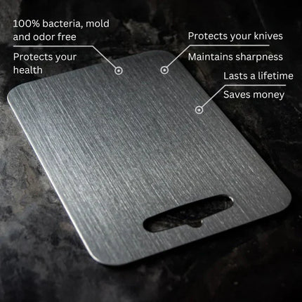 Titanium Cutting Board – Hygienic, Durable & Antibacterial Food Prep Surface