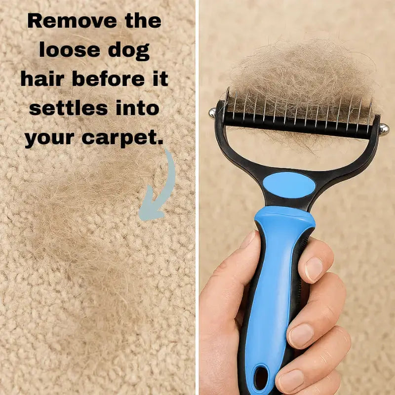 Dog Brush – Two-Sided Slicker and Deshedding Brush for Tangle-Free Grooming 2