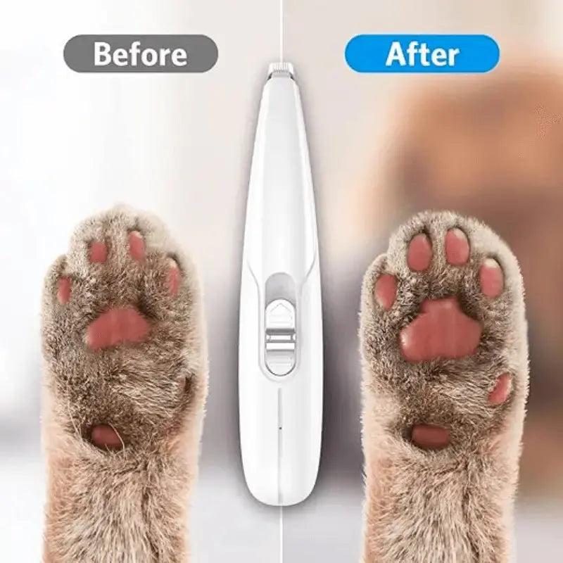 Dog Trimmer and Clippers with LED Light for Precise Paw Grooming 2
